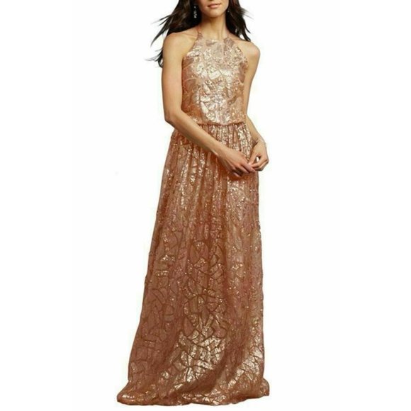 Donna Morgan Tiffany Sequin Gown Size 2 - Picture 4 of 13